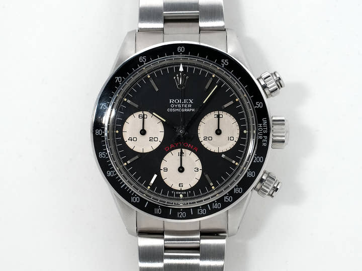 ロレックス デイトナ Ref.6265 ステンレススチール ブラック文字盤 中古 5sqvxi33