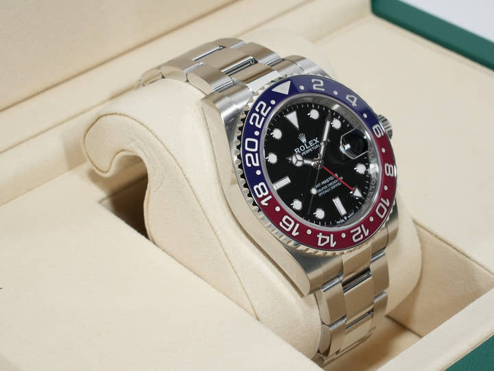 ロレックス GMTマスターII Ref.126710BLRO ステンレススチール ブラック文字盤 オイスターブレスレット 未使用 x4q8t4bz