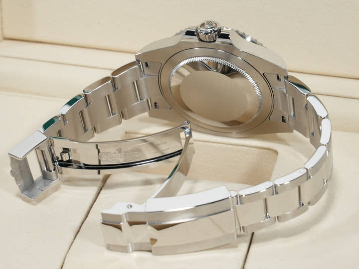 ロレックス GMTマスターII Ref.126710GRNR ステンレススチール ブラック文字盤 オイスターブレスレット 未使用 3yj9j6qb