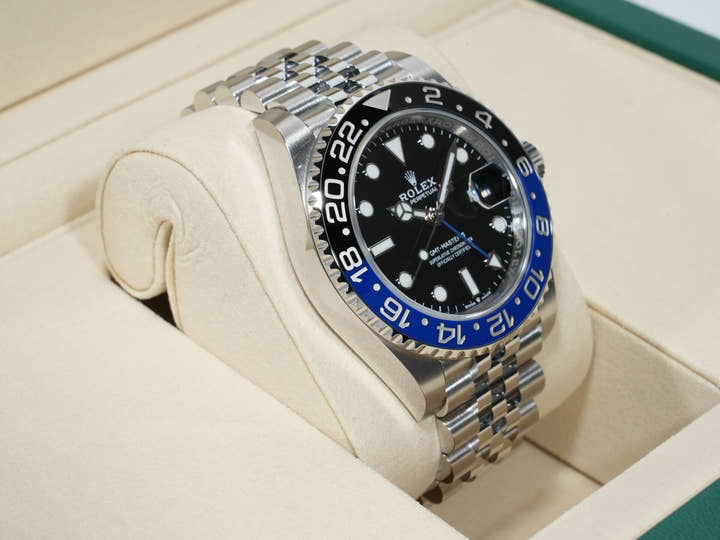 ロレックス GMTマスターII Ref.126710BLNR ステンレススチール ブラック文字盤 ジュビリーブレスレット 未使用 8cjpn7oh