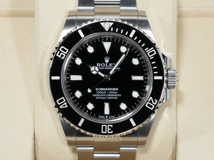 ロレックス サブマリーナー ノンデイト Ref.124060 ステンレススチール ブラック文字盤 未使用 2fj8oqt4