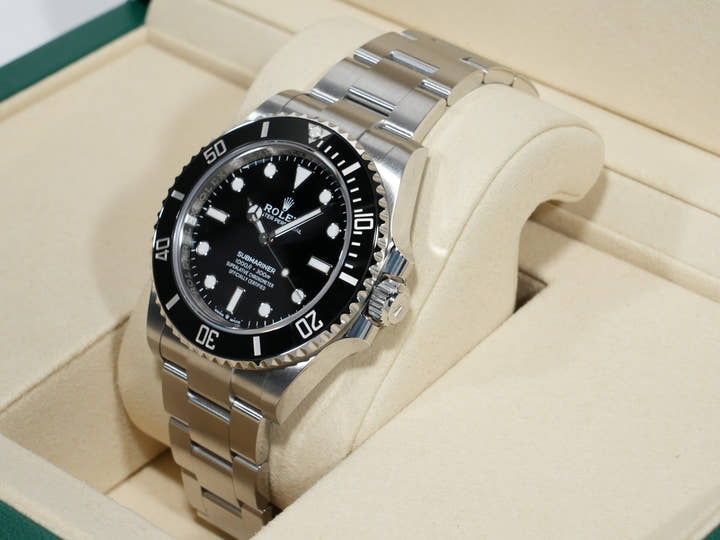 ロレックス サブマリーナー ノンデイト Ref.124060 ステンレススチール ブラック文字盤 未使用 2fj8oqt4