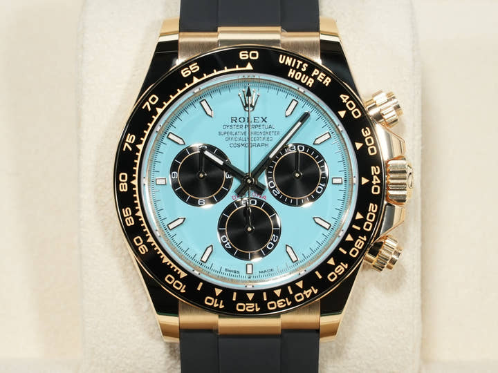 ロレックス デイトナ Ref.126518LN イエローゴールド ターコイズブルー文字盤 未使用 5ob4zp72