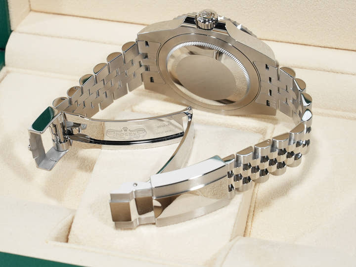 ロレックス GMTマスターII Ref.126710BLNR ステンレススチール ブラック文字盤 ジュビリーブレスレット 中古 mehci62q