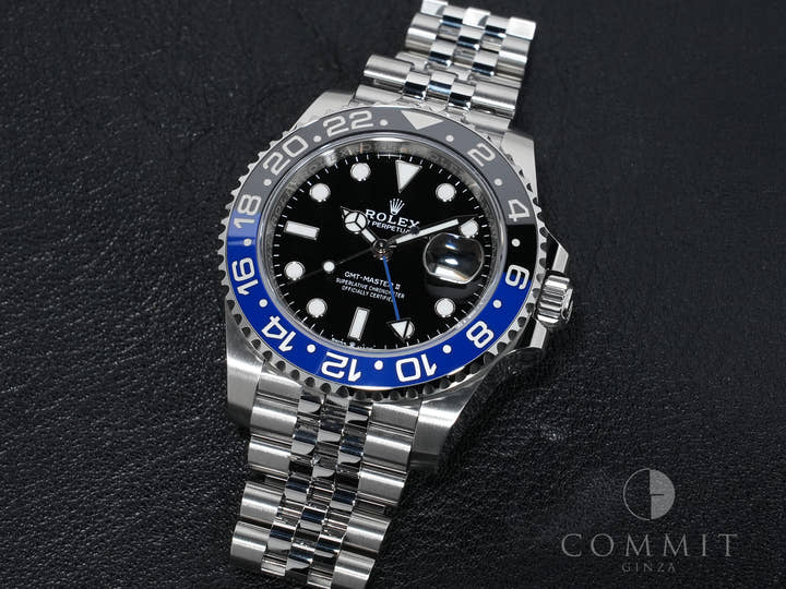 ロレックス GMTマスターII Ref.126710BLNR ステンレススチール ブラック文字盤 ジュビリーブレスレット 中古 mehci62q