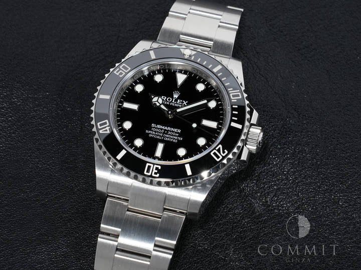 ロレックス サブマリーナー ノンデイト Ref.124060 ステンレススチール ブラック文字盤 中古 wpxd8nah
