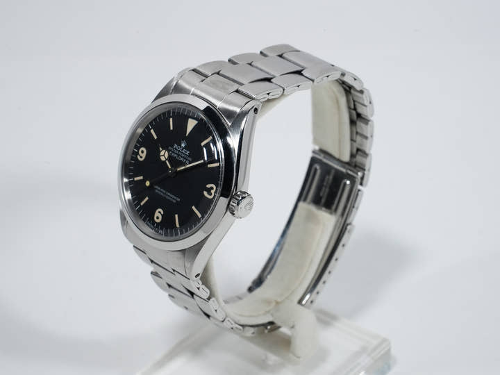 ロレックス エクスプローラーI Ref.1016 ステンレススチール ブラック文字盤 中古 wcpc4vrz