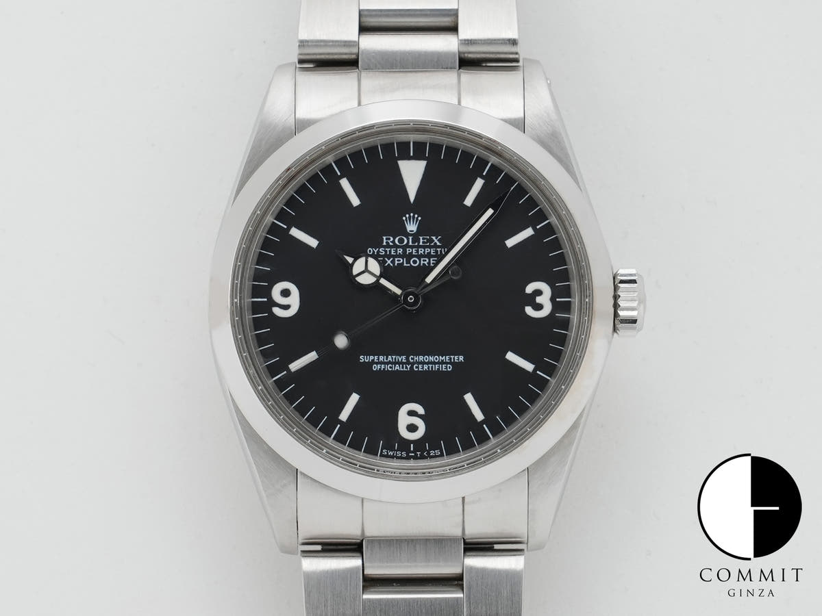 ロレックス エクスプローラーI Ref.1016 ステンレススチール ブラック文字盤 中古 7dqjesew