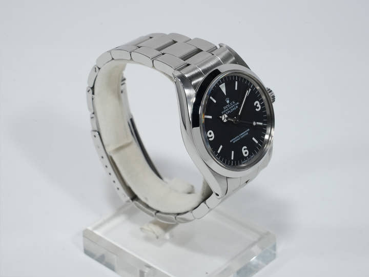ロレックス エクスプローラーI Ref.1016 ステンレススチール ブラック文字盤 中古 7dqjesew
