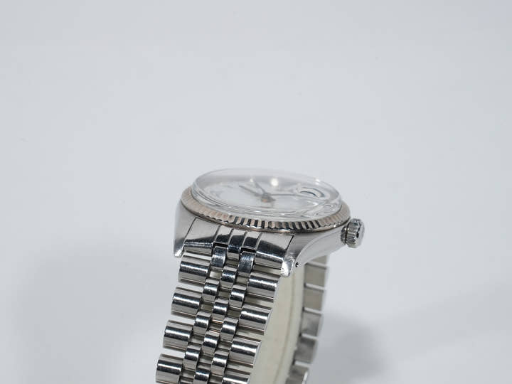 ロレックス デイトジャスト Ref.16014 ステンレススチール/ホワイトゴールド ホワイトバックリー文字盤 中古 qugwwsim