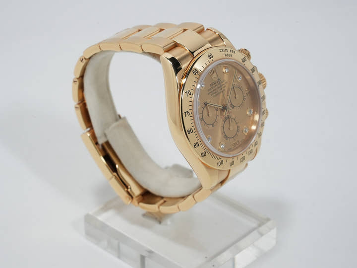 ロレックス デイトナ Ref.116528G イエローゴールド シャンパン文字盤 中古 j4gsmecw
