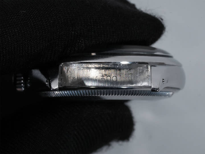 ロレックス オイスターパーペチュアル デイト Ref.1500 ステンレススチール トロピカルミラー文字盤 中古 xtpg9ca9