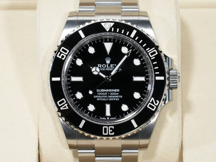 ロレックス サブマリーナー ノンデイト Ref.124060 ステンレススチール ブラック文字盤 未使用 d2i69se7
