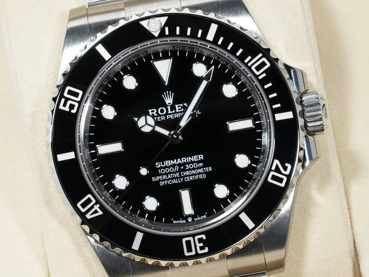 ロレックス サブマリーナー ノンデイト Ref.124060 ステンレススチール ブラック文字盤 未使用 d2i69se7