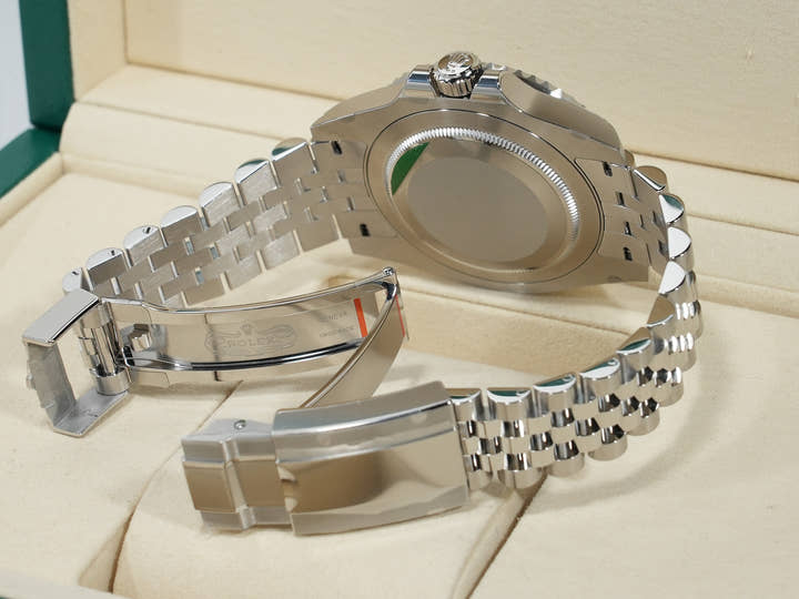 ロレックス GMTマスターII Ref.126710GRNR ステンレススチール ブラック文字盤 ジュビリーブレスレット 未使用 ou7qq3m6