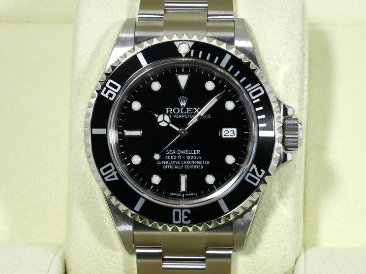 ロレックス シードゥエラー Ref.16600 ステンレススチール ブラック文字盤 デッドストック s7b6zcjd