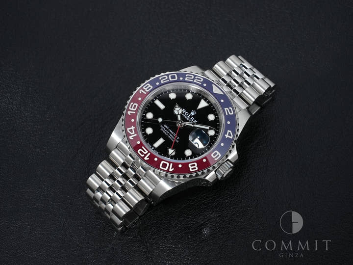 ロレックス GMTマスターII Ref.126710BLRO ステンレススチール ブラック文字盤 ジュビリーブレスレット 美品 uo3v4t3m