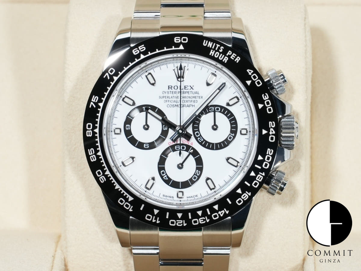 ロレックス デイトナ Ref.116500LN ステンレススチール ホワイト文字盤 美品 thw2y85e