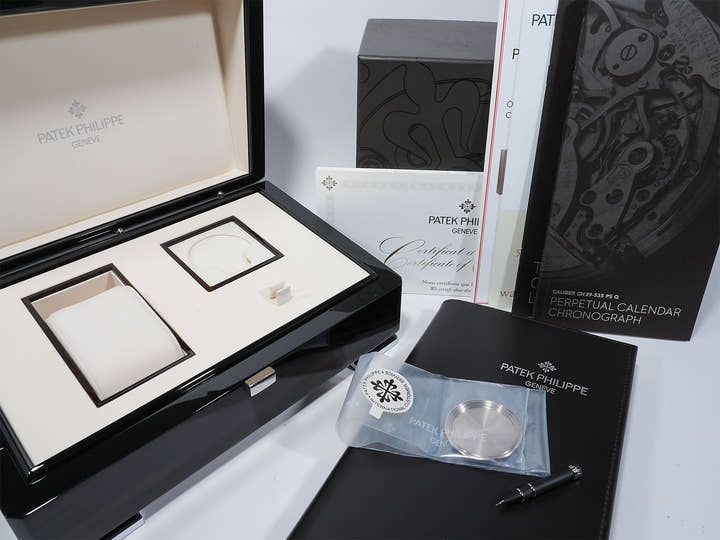 パテックフィリップ パーペチュアルカレンダー クロノグラフ Ref.5270G-019 ホワイトゴールド ブルー文字盤 美中古 q8ypnmdn