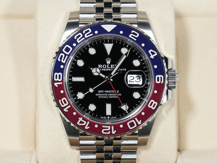 ロレックス GMTマスターII Ref.126710BLRO ステンレススチール ブラック文字盤 ジュビリーブレスレット 中古 75msfc9v