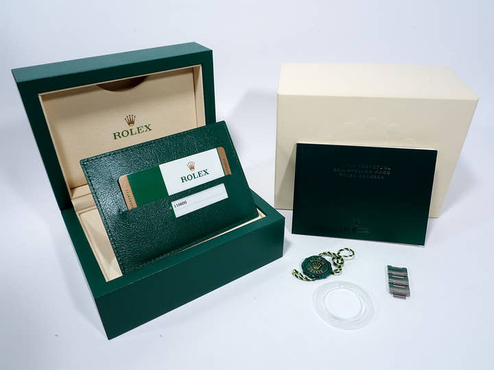 ロレックス シードゥエラー 4000 Ref.116600 ステンレススチール ブラック文字盤 中古 9rewniug