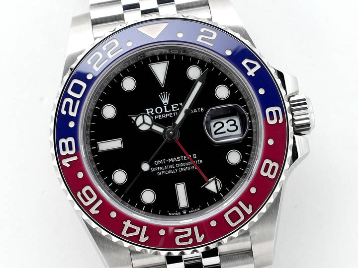 ロレックス GMTマスターII Ref.126710BLRO ステンレススチール ブラック文字盤 ジュビリーブレスレット 中古 oje9evs6