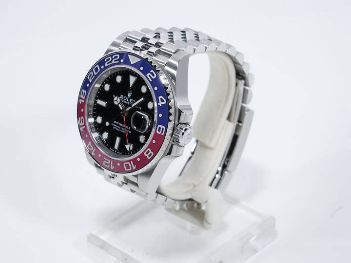 ロレックス GMTマスターII Ref.126710BLRO ステンレススチール ブラック文字盤 ジュビリーブレスレット 中古 oje9evs6