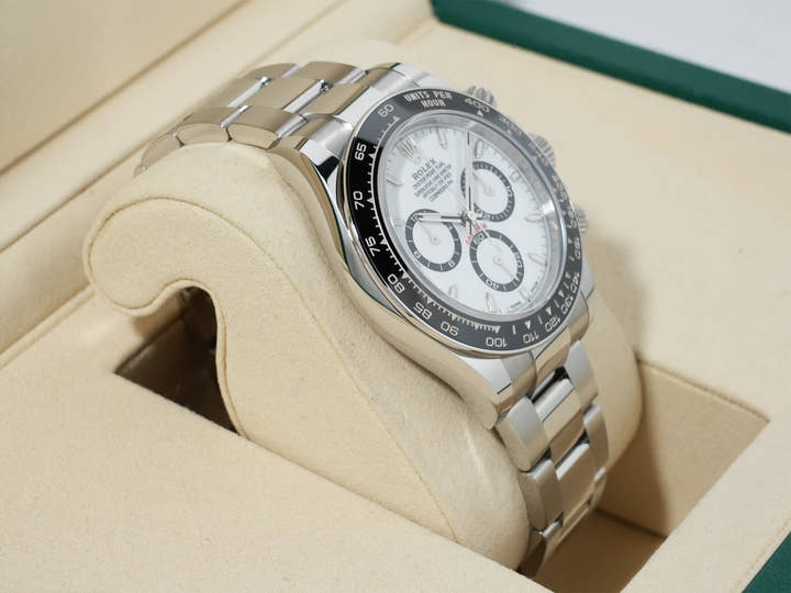 ロレックス デイトナ Ref.126500LN ステンレススチール ホワイト文字盤 極美品 gi8kg8un