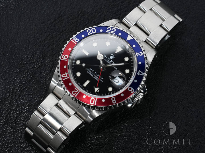 ロレックス GMTマスター Ref.16700 ステンレススチール ブラック文字盤 オイスターブレスレット 中古 po8h6g46