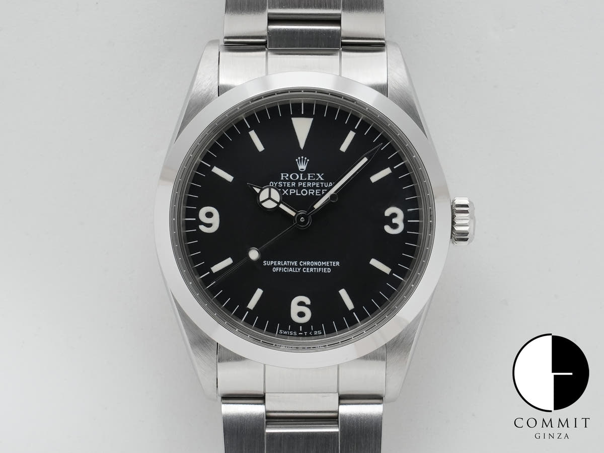 ロレックス エクスプローラーI Ref.1016 ステンレススチール ブラック文字盤 中古 tv8cfnfk