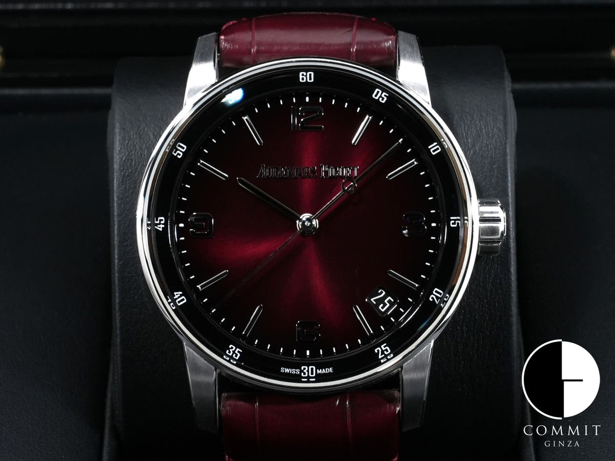 オーデマピゲ CODE 11.59 バイ オーデマ ピゲ Ref.15210BC.OO.A068CR.01 ホワイトゴールド スモークバーガンディラッカー文字盤 美品 bafgx8e5