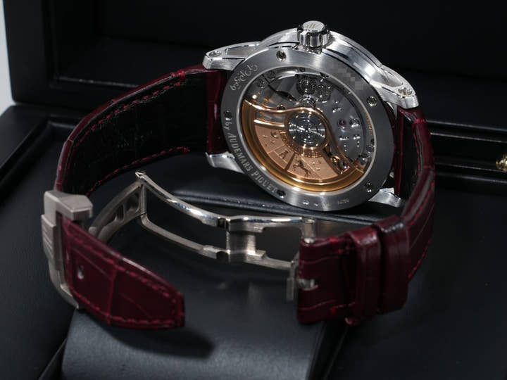 オーデマピゲ CODE 11.59 バイ オーデマ ピゲ Ref.15210BC.OO.A068CR.01 ホワイトゴールド スモークバーガンディラッカー文字盤 美品 bafgx8e5