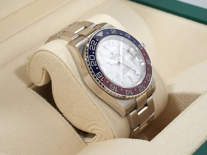 ロレックス GMTマスターII Ref.126719BLRO ホワイトゴールド メテオライト文字盤 オイスターブレスレット 中古 k3da2cjh