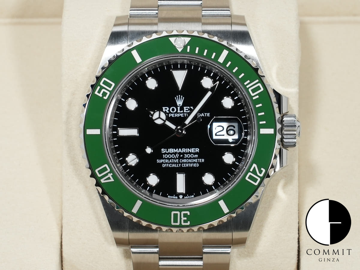 ロレックス サブマリーナー デイト Ref.126610LV ステンレススチール ブラック文字盤 未使用 tym8navm