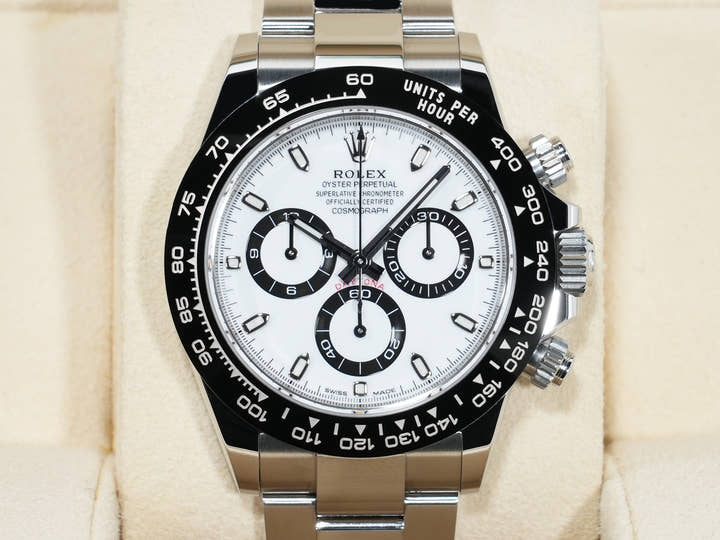 ロレックス デイトナ Ref.116500LN ステンレススチール ホワイト文字盤 美中古 yumcnthp