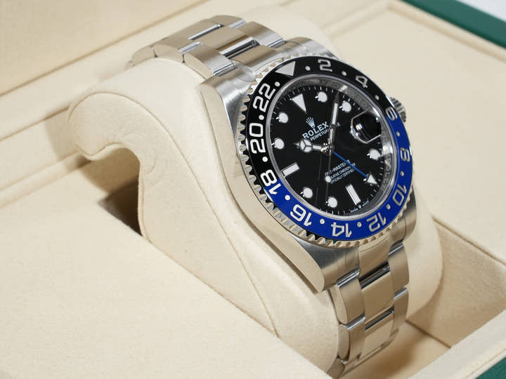 ロレックス GMTマスターII Ref.126710BLNR ステンレススチール ブラック文字盤 オイスターブレスレット 未使用 7io72o8c