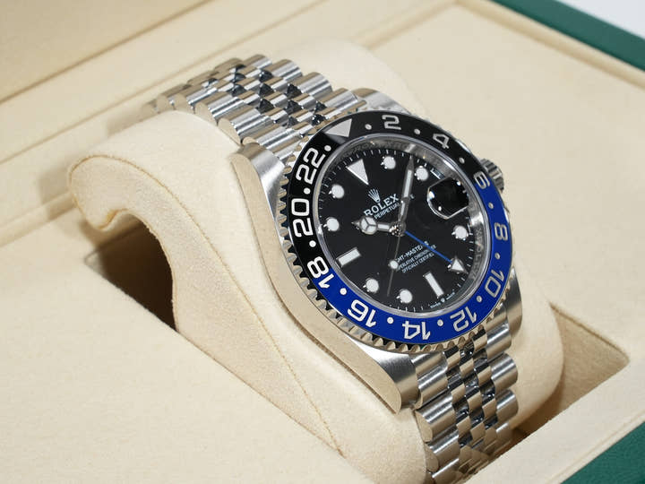 ロレックス GMTマスターII Ref.126710BLNR ステンレススチール ブラック文字盤 ジュビリーブレスレット 未使用 4vpyxhid