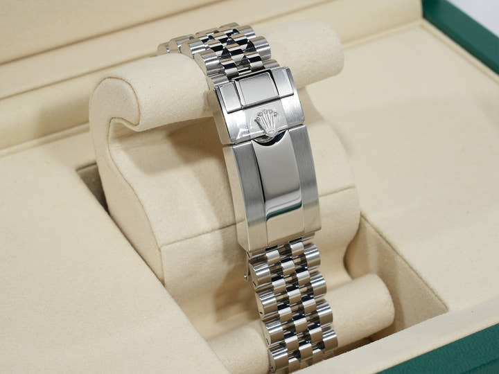 ロレックス GMTマスターII Ref.126710GRNR ステンレススチール ブラック文字盤 ジュビリーブレスレット 未使用 36ayjnfc