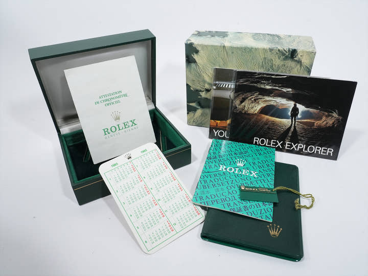 ロレックス エクスプローラーII Ref.16550 ステンレススチール アイボリー文字盤 オイスターブレスレット 中古 8br2kbvp