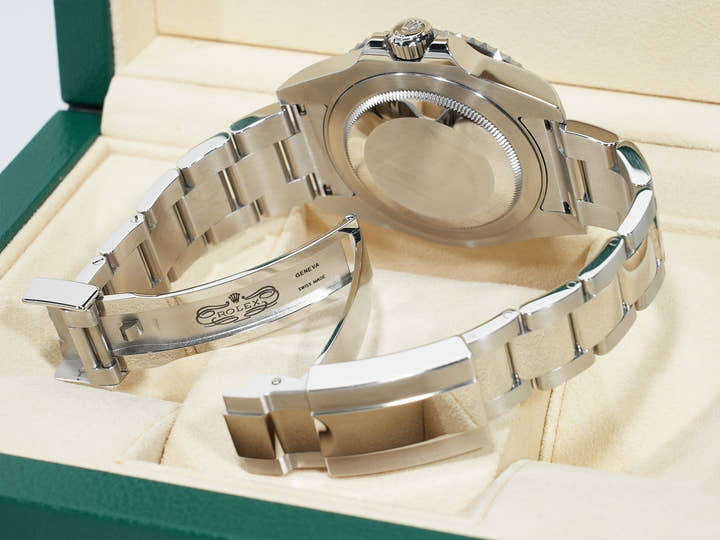 ロレックス GMTマスターII Ref.116710BLNR ステンレススチール ブラック文字盤 オイスターブレスレット 美中古 5r6p8cqh