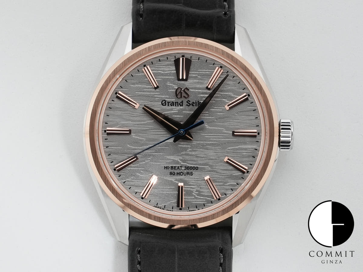 グランドセイコー エボリューション9 Ref.SLGW008 ステンレススチールx18Kローズゴールド シルバー文字盤 未使用 uhbaqand