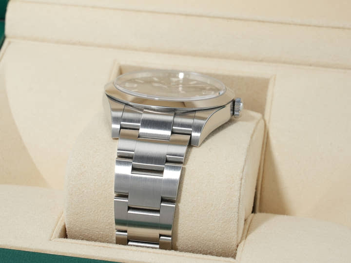 ロレックス エクスプローラーI Ref.214270 ステンレススチール ブラック文字盤 オイスターブレスレット 中古 h3o2vbiz