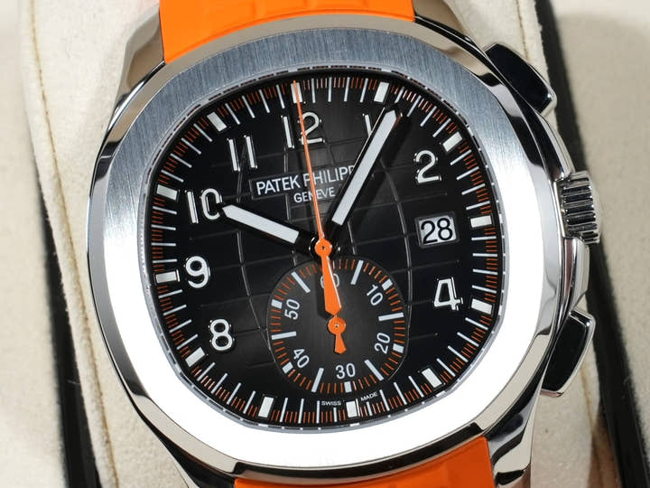 パテックフィリップ アクアノート クロノグラフ Ref.5968A-001 ステンレススチール ブラック文字盤 美中古 t9ebqwuk