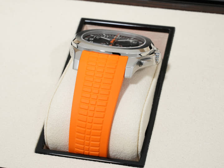 パテックフィリップ アクアノート クロノグラフ Ref.5968A-001 ステンレススチール ブラック文字盤 美中古 t9ebqwuk