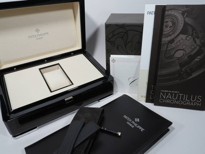 パテックフィリップ アクアノート クロノグラフ Ref.5968A-001 ステンレススチール ブラック文字盤 美中古 t9ebqwuk