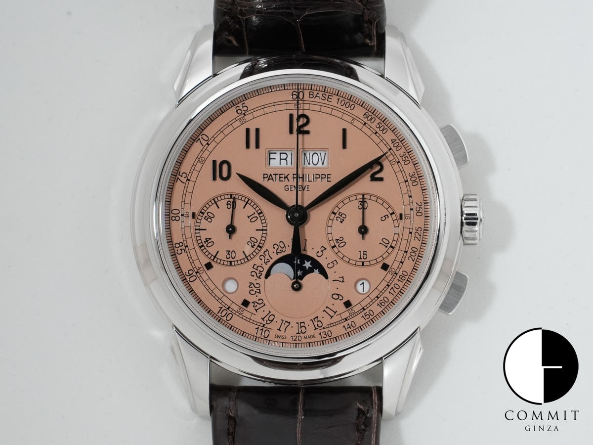 パテックフィリップ パーペチュアルカレンダー クロノグラフ Ref.5270P-001 プラチナ ゴールデンオパーリン文字盤 美中古 69igzf4f
