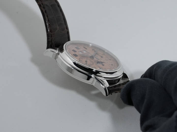 パテックフィリップ パーペチュアルカレンダー クロノグラフ Ref.5270P-001 プラチナ ゴールデンオパーリン文字盤 美中古 69igzf4f