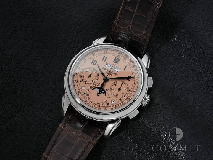 パテックフィリップ パーペチュアルカレンダー クロノグラフ Ref.5270P-001 プラチナ ゴールデンオパーリン文字盤 美中古 69igzf4f