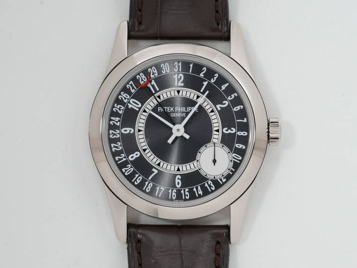 パテックフィリップ カラトラバ Ref.6000G-010 ホワイトゴールド グレー文字盤 美品 rupea9cf