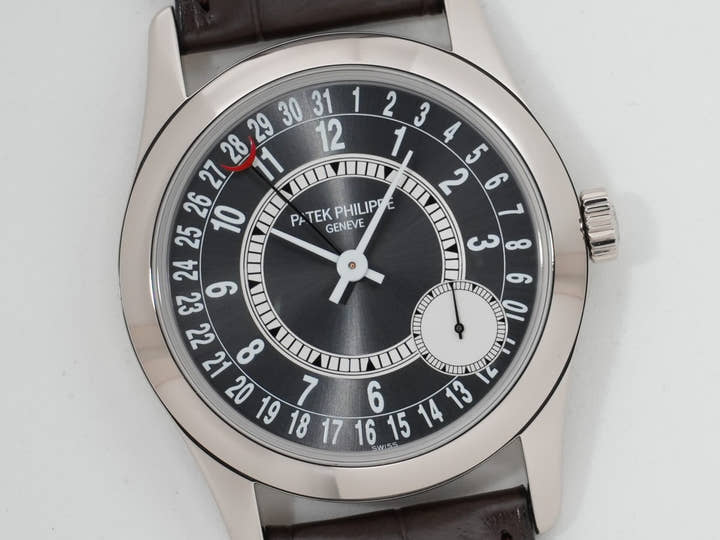 パテックフィリップ カラトラバ Ref.6000G-010 ホワイトゴールド グレー文字盤 美品 rupea9cf